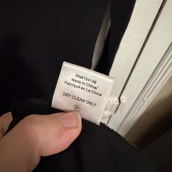 Staud Gres Midi Dress Black Ruched Slimming Long Sleeve Boat Neck Minimal Small - Picture 8 of 12